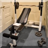 X03. Fitness Gear weight bench. 